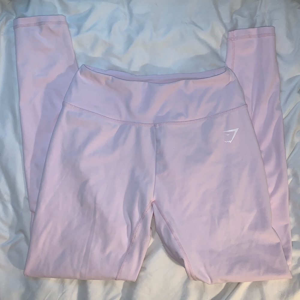 light pink dreamy gymshark leggings